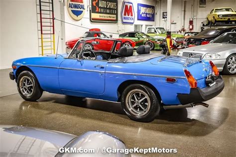 1979 MG MGB Mk IV Roadster Blue Convertible 1798cc 4 Cylinder 70304