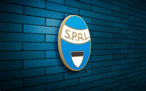 Descargar Spal D Logo K Red Brickwall Serie A Soccer Italian