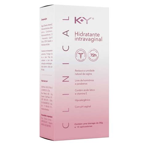 Hidratante Intravaginal K Y Clinical 10 Aplicadores 30g Em Oferta Farmadelivery