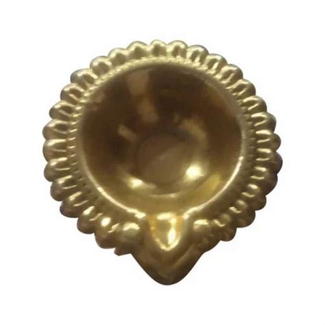 Round Base 3 Inches Brass Diwali Diya For Puja At Rs 24 In Moradabad