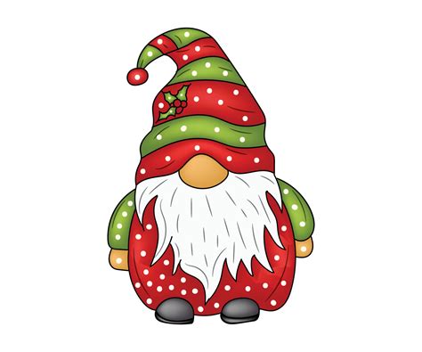 Cute Christmas Gnome Vector Drawing Illustration Design 21082557 Vector