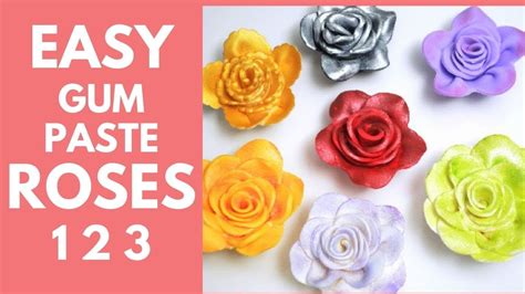 Gum Paste Roses As Easy As Youtube