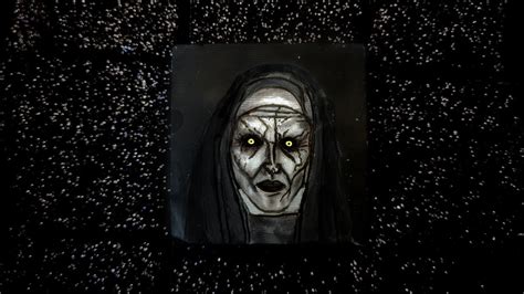 The Nun Theme Black Gym Chalk Crush Longer Powder Play Halloween