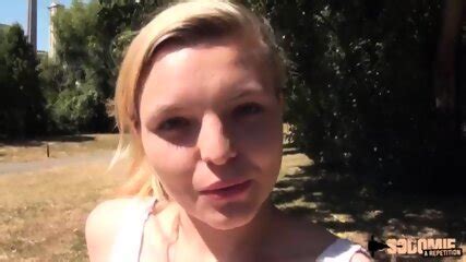 20 Year Old Blonde Loves To Get Fucked In The Ass