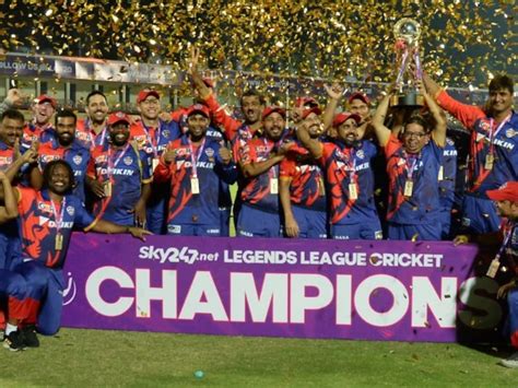 Legends League Cricket: India Capitals Champions After Ross Taylor, Mitchell Johnson Fireworks ...