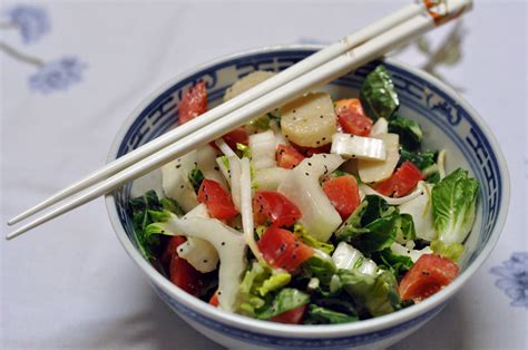 Bok Choy & Bell Pepper Salad with Water Chestnuts