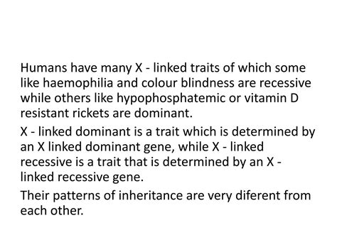 Solution Sex Linkage In Humans Converted Studypool