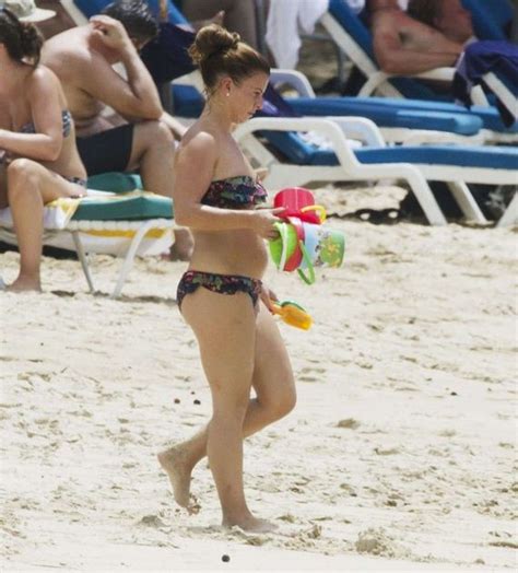 Coleen Rooney Wearing Bikini On The Beach While In Barbados Thblog