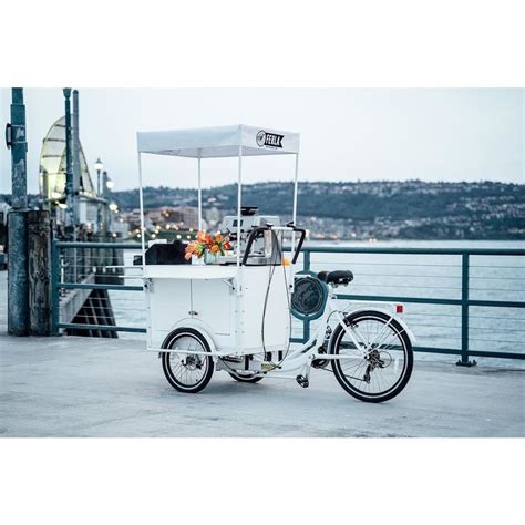 Ferla Mini Bike Coffee Bike Mobile Coffee Cart Coffee Carts