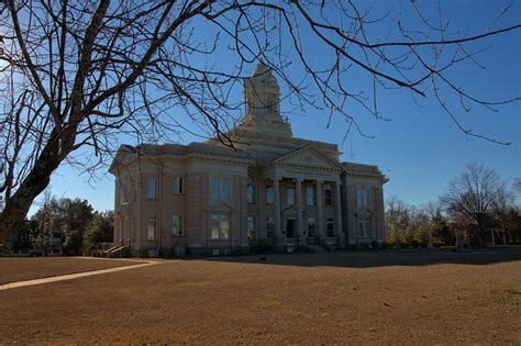 Jefferson County GA Courthouse Louisville on Site of Old State Capitol ...