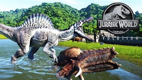 Spinosaurus De Hielo Dinosaurio Mutante Jurassic World Evolution Youtube