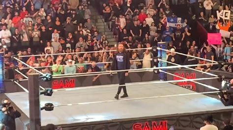 Montreal Crowd Singing Sami Zayn S Theme Song On Wwe Smackdown