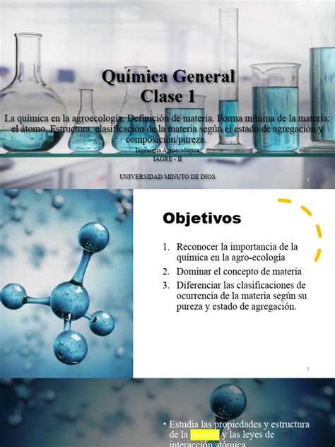 Clase 1 La Química En La Agroecología Definición Clasica Y Moderna