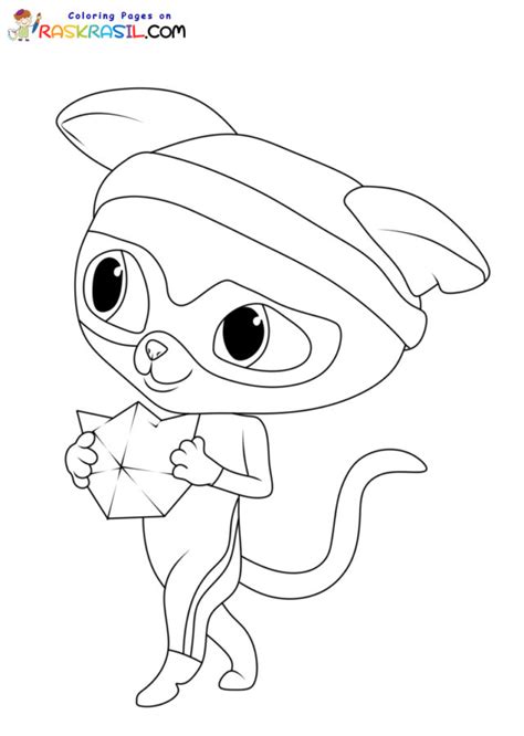 SuperKitties Coloring Pages