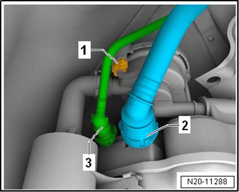 Volkswagen Golf Service Reparaturanleitung Aktivkohlefilter Aus Und