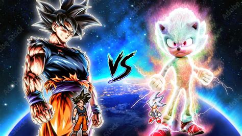 Manga Goku MUI V3 OP VS Sonic Chaos V4 JVL OP AF In Jump Force Mugen