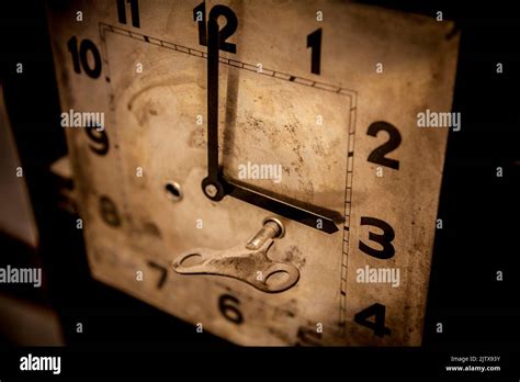 clock winding crank  res stock photography  images alamy