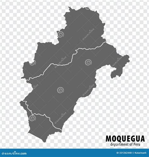 Blank Map Department Puno Of Peru High Quality Map Department Of Puno