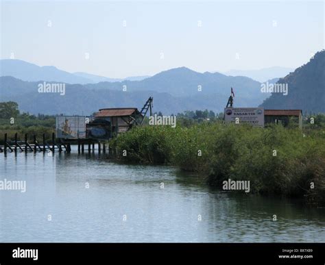 Gate Post At The Turtle Sanctuary Conservation Area Dalyan Turkey