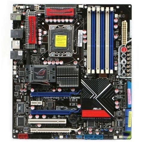 ASUS Rampage II Extreme LGA 1366 Intel X58 ATX Intel Motherboard Asus