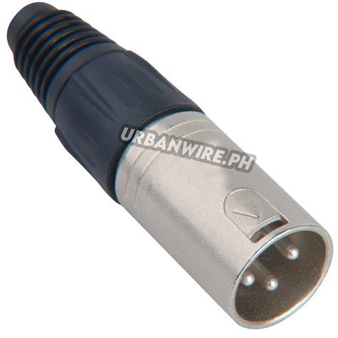 Neutrik Xlr Pins Male Plug Silver Audio Connector Heavy Dutyr