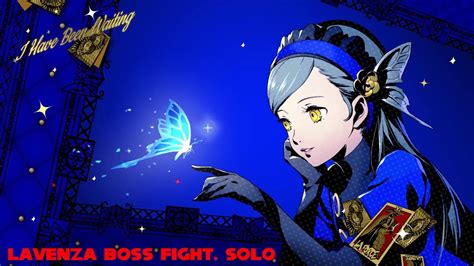 Persona 5 Royal Lavenza Boss Fight Solo Merciless Mode Youtube