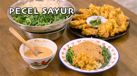 Resep Pecel Sayur Bumbu Pecel Ulek Yang Praktis Dan Enak Youtube