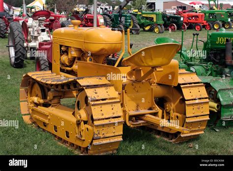 Farm crawler tractor Stock Photo - Alamy