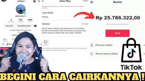 Cara Atasi Komisi TikTok Affiliate Yang Dibekukan Terbaru YouTube