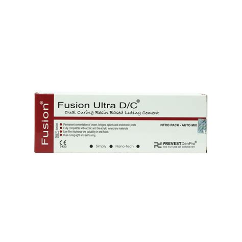 Buy Prevest Denpro Fusion Ultra DC Automix Dual Cure Resin Cement Intro