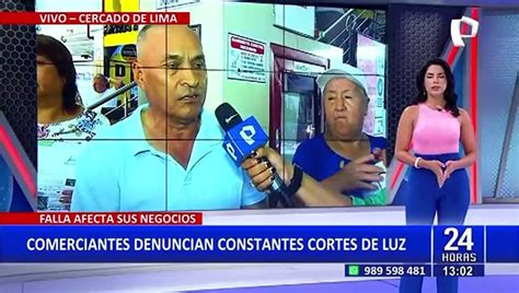 Cercado De Lima Comerciantes Denuncian Constantes Cortes De Luz En La