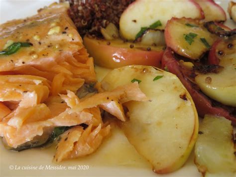 La cuisine de Messidor Filets de truite à la dijonnaise poêlée de