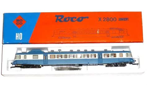 Roco Motrice Autorail X Abd Lyon Vaise Sncf Train