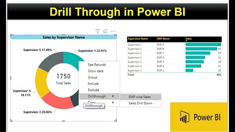 Amazing Feature Drill Through In Power Bi Youtube