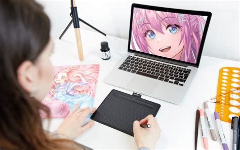 Tablette Graphique Wacom Intuos Manga Edition Bluetooth CTL 4100WLK