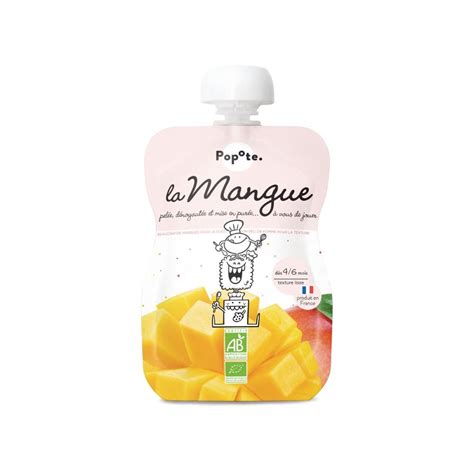 Gourde Mangue Bio dès 6 mois Popote