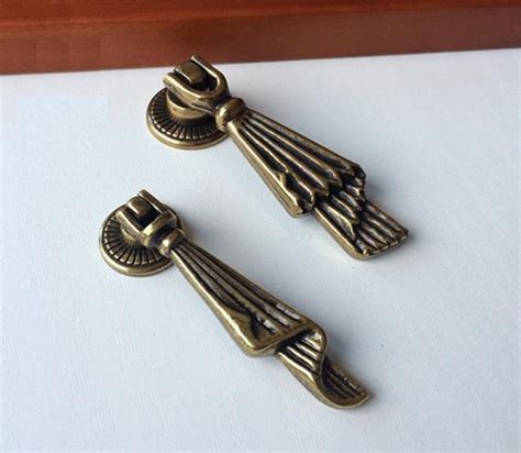 Vintage Look Dresser Drawer Pulls Handles Knobs Ring Drop Pull Etsy