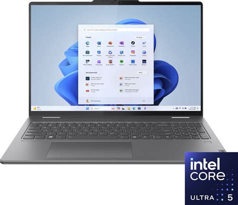 Lenovo Yoga 7i 2-in-1 16" 2K Touchscreen Laptop Intel Core Ultra 5 125U ...