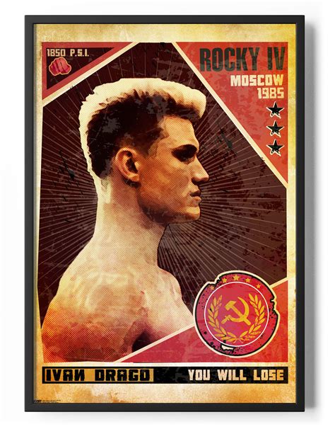 ROCKY IV Ivan Drago Poster JustPosters