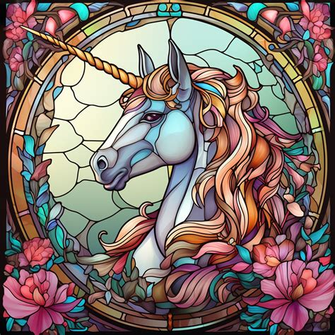 Unicorn Stained Glass By Sint3tico On Deviantart