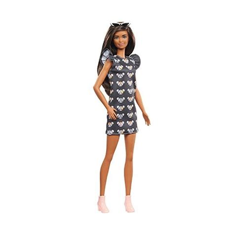 Barbie Fashionistas poupée mannequin 140 aux longs cheveux bruns et