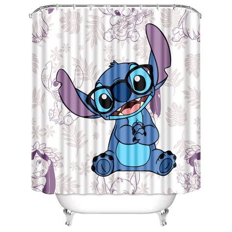 Lilo and Stitch Waterproof Fabric Bathroom Shower Curtain,Lilo & Stitch ...