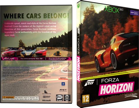 Forza Horizon Box Art Cover Forza Horizon 4 Game Cover Template