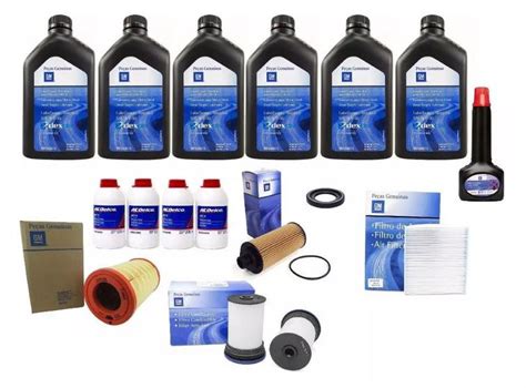 Kit Revisao Mil Km Original Aditivo Chevrolet Cod Ref Gm