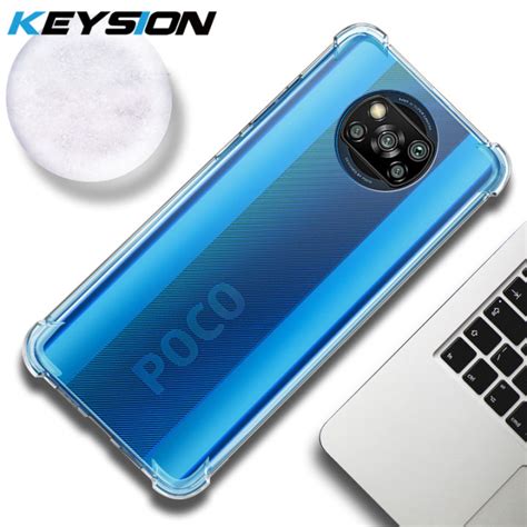 Keysion โทรศัพท์กันกระแทกเคสสำหรับ Xiaomi Poco X3 Pro ซิลิโคน Tpu