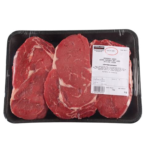 Kirkland Signature Aberdeen Angus Beef Rib Eye Steak Var