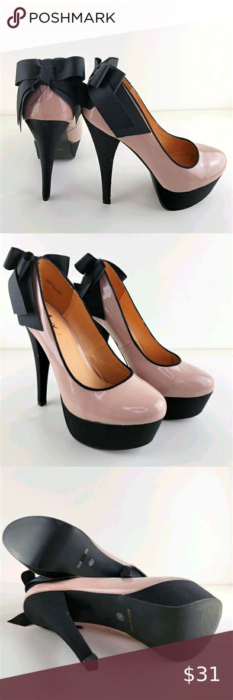 Mixx Tammy Nude Black High Heels Size 8 5 Black High Heels Heels High Heels