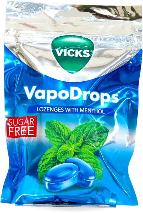 Vicks Vapodrops Menthol Sugar Free Lozenges 72g | medino