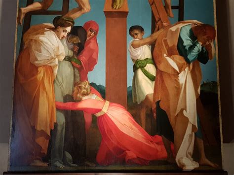 Rosso Fiorentino Deposizione Dalla Croce Dettaglio Dei Dolenti