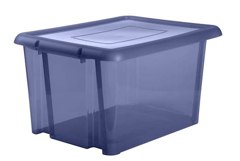 Boîte de rangement Funny Box Bleu profond 80L Bricorama